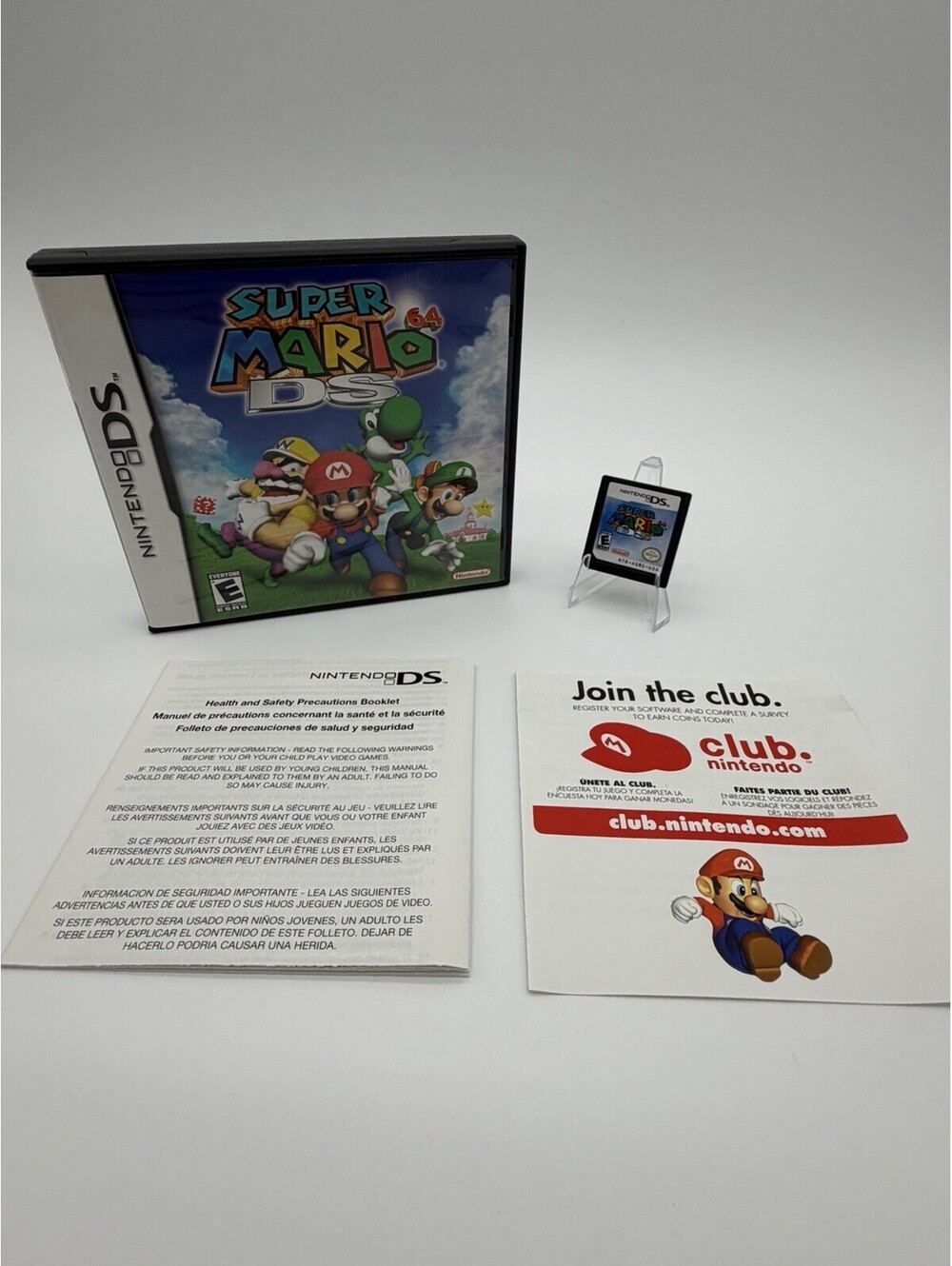 Super Mario 64 DS – Nintendo DS – Complete In Box – Good CIB